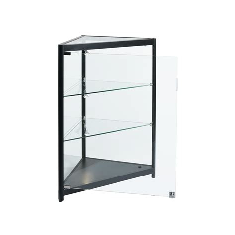 Fully Assembled Corner Display Case Wled Spotlights Store Displays®