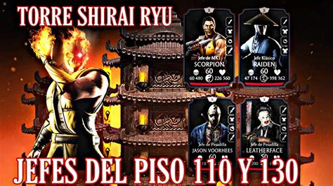 Torre Shirai Ryu Jefes Del Piso Y Mortal Kombat Mobile