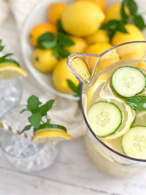 Cucumber Mint Lemonade Heart Healthy Greek