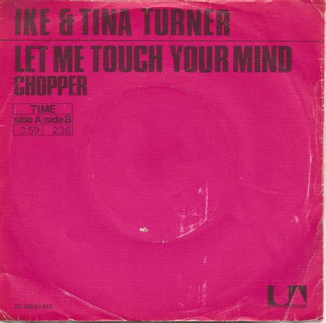 Ike Tina Turner Let Me Touch Your Mind 1972 Red Sleeve Vinyl