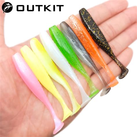 OUTKIT Novo 20 Pçs Lote Wobblers Pesca Da Carpa Iscas Soft Artificiais