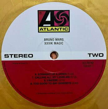 Bruno Mars K Magic Gold Vinyl Lp Muziker