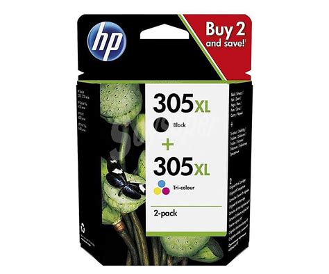 HP Cartucho De Tinta 305 Negro Y Tricolor