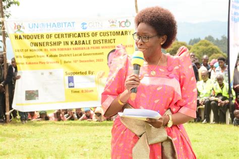 Nabbanja Cautions Kigezi Locals On Land Fragmentation Hands Over 4 000