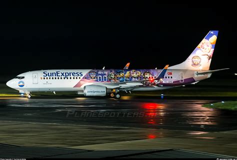 TC SPE SunExpress Boeing 737 8HC WL Photo by Tim Patrick Müller ID