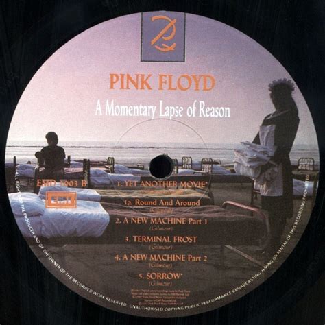 Pink Floyd A Momentary Lapse Of Reason Lp