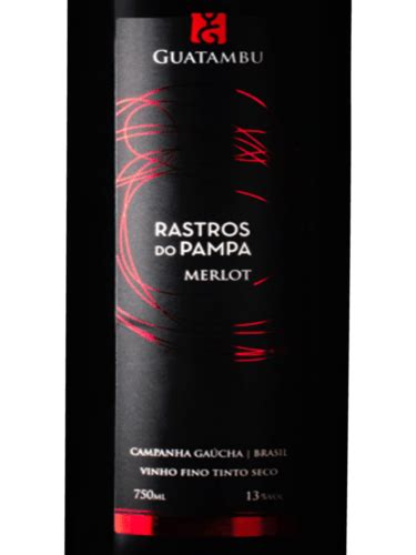 Vinícola Guatambu Rastros do Pampa Merlot Vivino Brasil