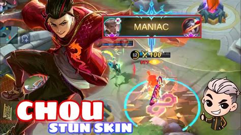 CHOU STUN SKIN GAMEPLAY - YouTube