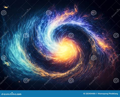 Supernova Abstract Explosion Cosmic Energy In Vibrant Space Background