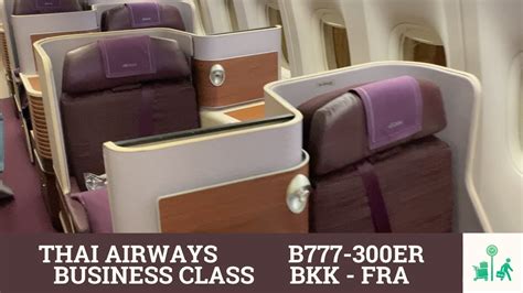 ️ Thai Airways B777 300er Business Class ¦ Bkk Fra Tripreport 2022 ¦ 4k Youtube