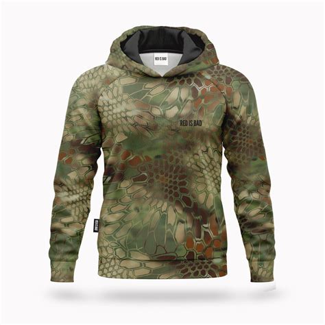 Bluza Kangurka Fullprint Camo Nekon Klasyk Ma E Logo Red Is Bad