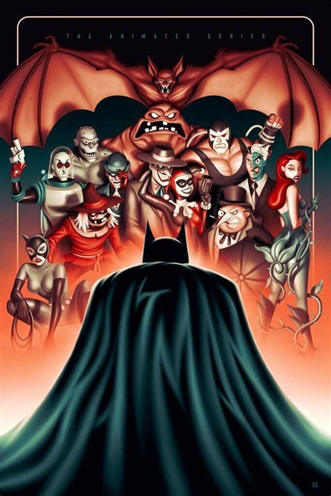 Batman The Animated Series Villains Limited Screen Print Poster 325