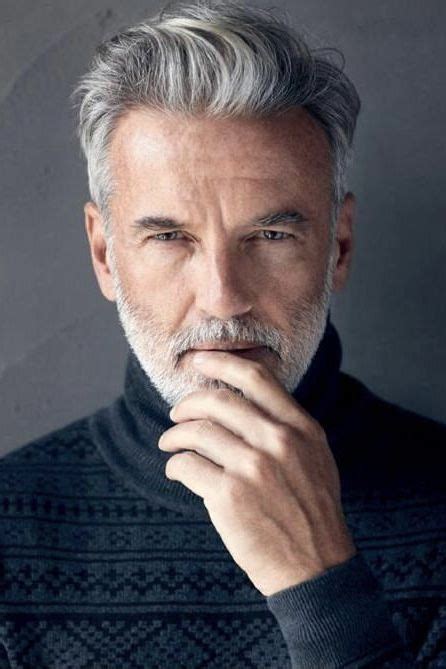 Pin By Thomas On Beards And Threads Grey Hair Men Older Mens