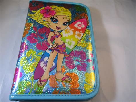 Vintage Lisa Frank Planner Surfer Girl Agenda Address Book Rainbow