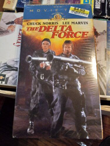 The Delta Force Vhs Chuck Norris Lee Marvin Ebay