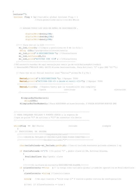 Alarma Arduino Wavecom Programa Y Esquema Numeros Borrados Pag Ppt