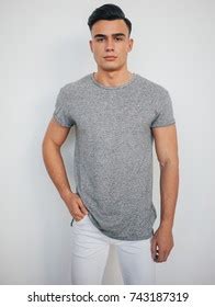 Man Naked Torso Removes His Jacket Stock Photo 706137448 Shutterstock
