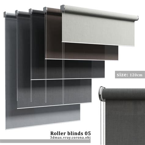 Roller Blinds 05 3d Cgtrader