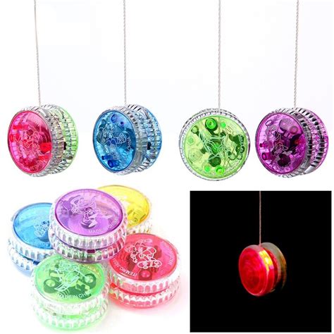 Novo Led Piscando Yoyo Cl Ssico Crian As Brinquedos Magia Yoyo Rota O