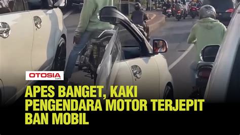 Insiden Tak Terduga Pengendara Motor Berhenti Di Tengah Jalan Gara