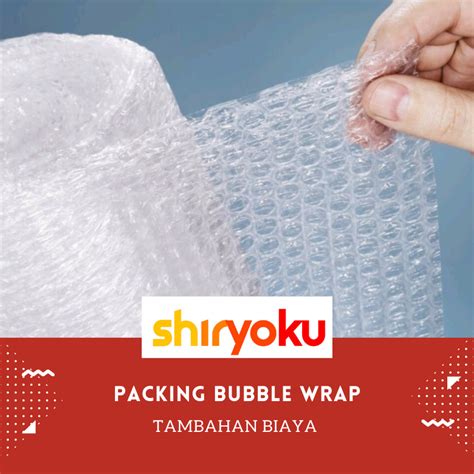 TAMBAHAN BIAYA PENGIRIMAN DENGAN BUBBLE WRAP AGAR PAKET AMAN Lazada