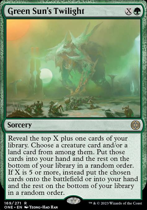 Green Sun S Twilight Phyrexia All Will Be One Standard Card Kingdom