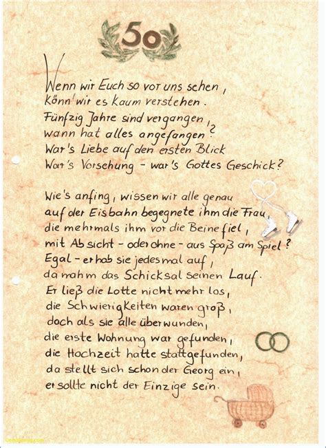 Gedicht Goldene Hochzeit Lustig