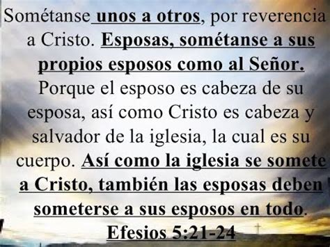 La Sumisión en el Orden de Dios Efesios 5 21 24 Juan 14 15 YouTube