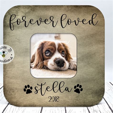 Dog Memorial Frame Etsy