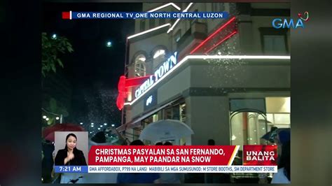 Christmas Pasyalan Sa San Fernando Pampanga May Paandar Na Snow UB