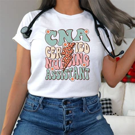 Cna Shirt Retro Nurse Shirt Cna Ts Cna Tee Nurse Ts Etsy