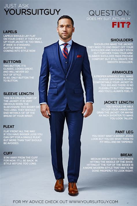 Does Your Suit Fit Check Out This Guide To Be Sure Men Style Tips