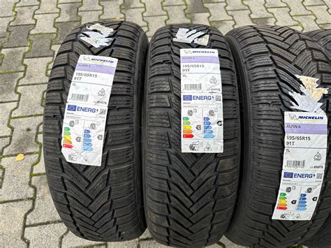 4x Nowe opony Zimowe 195 65r15 MICHELIN Pilot Alpin 6 2022r Wieluń