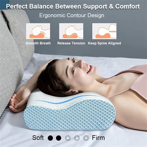 Snapklik Anvo Memory Foam Pillow Neck Contour Cervical