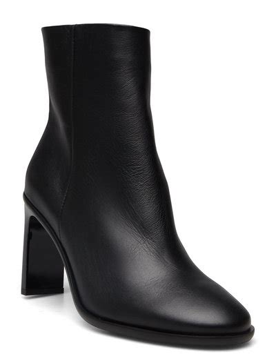 Calvin Klein Curved Stil Ankle Boot Hh Heeled Ankle Boots Boozt