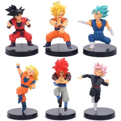 Dragon Ball Z Super Saiyan Son Goku Vegito Pcs Cute Pvc Figures Set