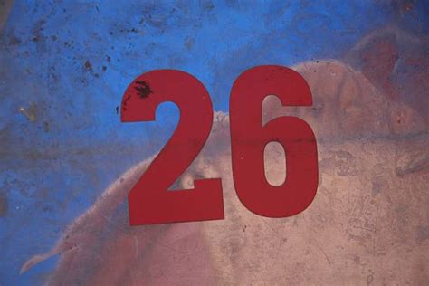 Number 26 On Wall Stock Photos, Pictures & Royalty-Free Images - iStock 