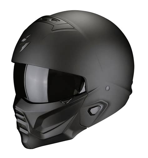 Scorpion Exo Combat Ii Helmet Solid Black Matt At Thunderbike Shop