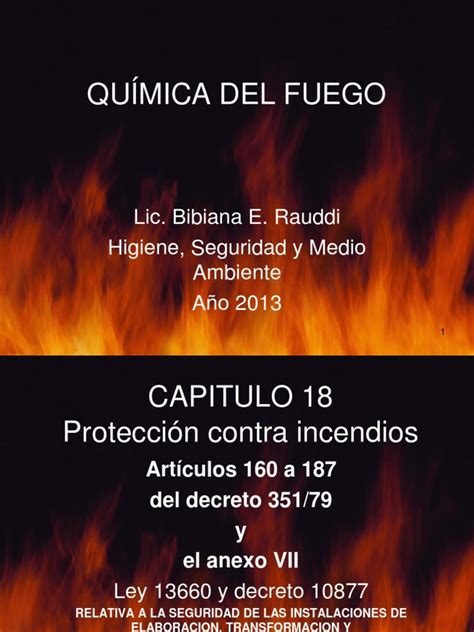 Quimica Del Fuego Combustión Radical Química