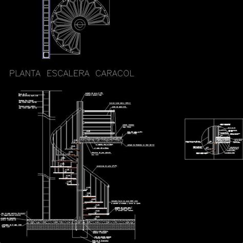 Section Spiral Stairway DWG Section For AutoCAD Designs CAD