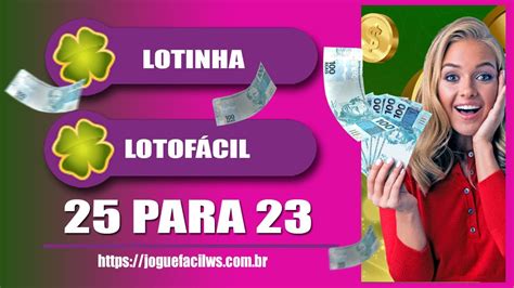 134 LOTOFÁCIL OU LOTINHA 25 PARA 23 15 PONTOS YouTube