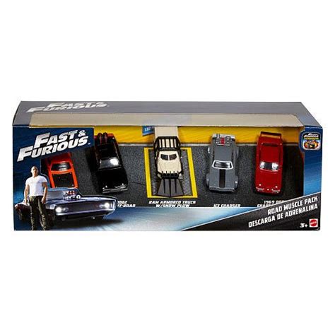 Fast and Furious Diecast Vehicle 5-Pack Assortment - Mattel Fast and ...