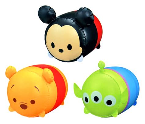 駿河屋 全3種セット プレミアムエアクッションvol1 「ディズニー Tsum Tsum ツムツム 」（クッション・抱き枕・本体）