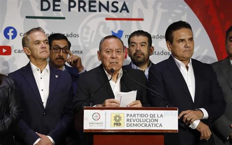 PRD detiene colaboración con Frente Amplio por México tras exclusión de