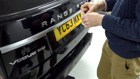 How To Remove The Range Rover L Rear Tailgate Trunk Trim Strip Cover