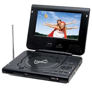 Amazon Supersonic SC 291 7 Inch TFT Portable DVD CD MP3 Player