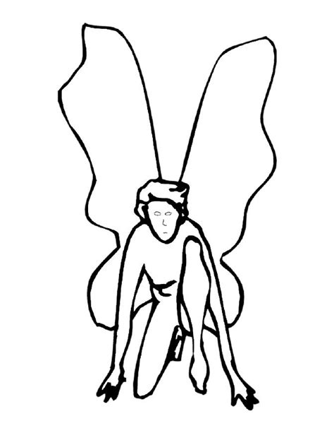 Boy Fairy Coloring Pages At Free Printable Colorings