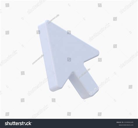 3d Realistic Mouse Cursor Vector Illustration Stock Vector Royalty