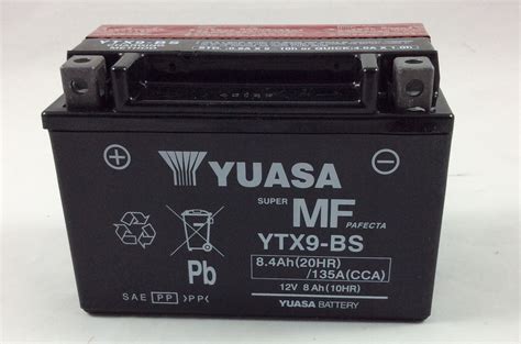 Batteria Moto Scooter Yuasa V Ah Ytx Bs Sos Battery Vendita