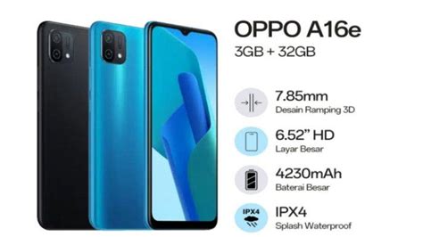 Daftar Harga Hp Oppo A Series Di Akhir Desember 2022 Oppo A16e Paling Murah Jelang Tahun Baru